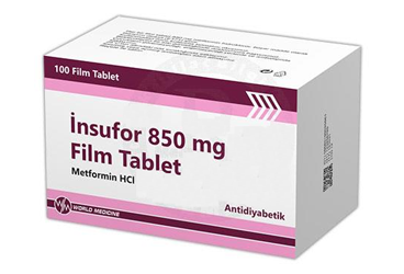 INSUFOR 850 MG 100 FILM TABLET