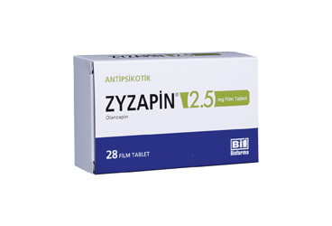 ZYZAPIN 2,5 MG 28 FILM KAPLI TABLET