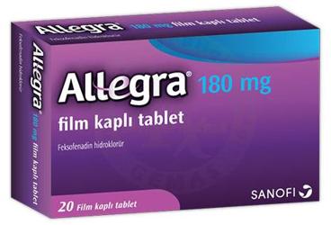 TELFAST 180 MG 20 FILM TABLET