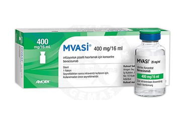 MVASI 400 MG/16 ML INFUZYONLUK COZELTI HAZIRLAMAK ICIN KONSANTRE (1FLAKON)