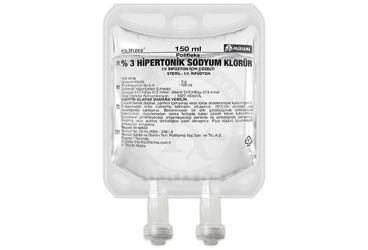 POLIFLEKS % 3 SODYUM KLORUR SOL. 150 ML(PVC TORBA) SETSIZ