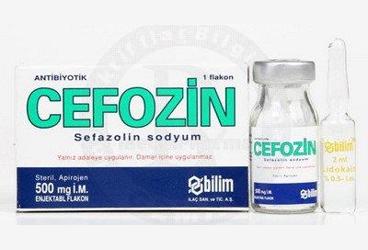 CEFOZIN IM LID.   500 MG 1 FLAKON