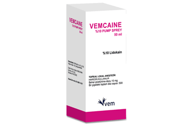 VEMCAINE PUMP SPREY %10 50 ML SISE