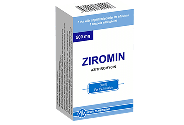 ZIROMIN 500 MG IV LIYOFILIZE ENJ. TOZ ICEREN FLAKON (1 FLAKON + COZUCU)
