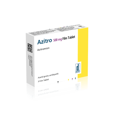 AZITRO 500 MG 3 FILM TABLET