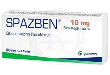 SPAZBEN 10 MG FILM KAPLI TABLET (30 TABLET)