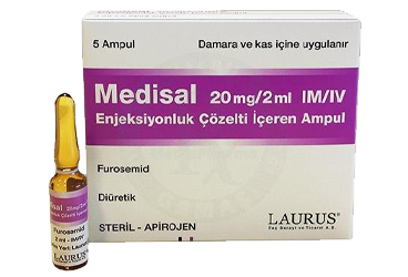 MEDISAL 20 MG/ML IM/IV ENJEKSIYONLUK COZELTI ICEREN  100 AMPUL