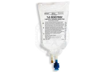 %5 DEKSTROZ LAKTATLI RINGER PVC 500 ML(SETSIZ)