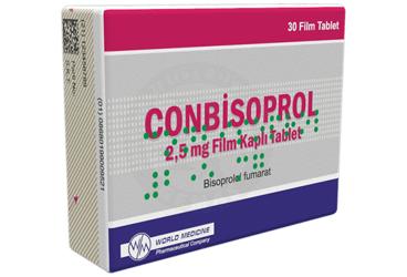 CONBİSOPROL 2,5 MG FİLM KAPLI TABLET (30 TABLET)