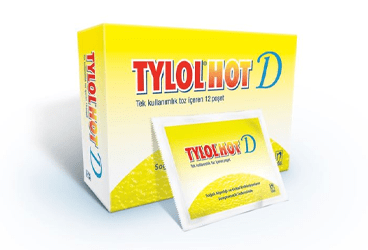 TYLOL HOT-D 500 MG + 60 MG + 4 MG / 5 G TEK KULLANIMLIK ORAL COZELTI HAZIRLAMAK ICIN TOZ 6 POSET