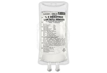 POLIFLEKS %5 DEKSTROZ LAKTATLI RINGER IV INF. ICIN COZ. 1000 ML (SETSIZ)
