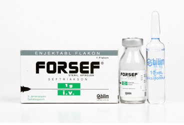FORSEF IV  1000 MG  1 FLAKON