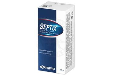 SEPTIX 2 MG/ML + 0,5 MG/ML MENTOLLU ORAL SPREY, COZELTI (30 ML)