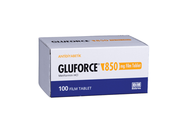 GLUFORCE 850 MG 100 FILM KAPLI TABLET