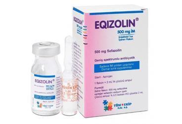EQIZOLIN- IM 500 MG 1 FLAKON