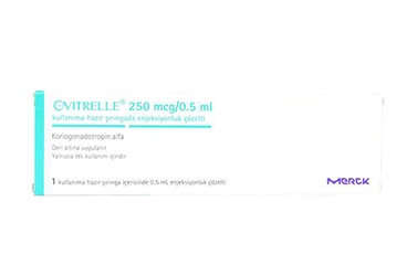 OVITRELLE 250 MIKROGRAM/0,5 ML KULLANIMA HAZIR SIRINGADA ENJEKSIYONLUK COZELTI