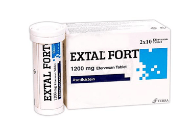 EXTAL FORT 1200 MG EFERVESAN TABLET (20 TABLET)