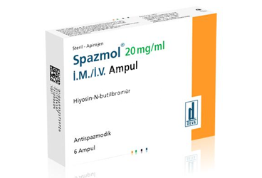 SPAZMOL 20 MG/ML I.M./I.V./S.C. ENJEKSIYONLUK COZELTI ICEREN AMPUL (6 AMPUL)