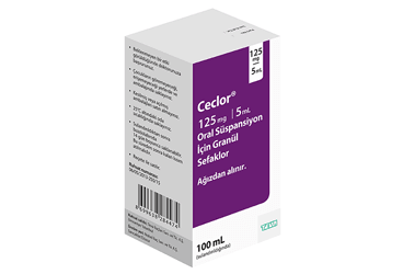 CECLOR 125 MG ORAL SUSPANSIYON ICIN GRANUL