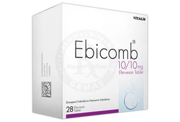 EBICOMB 10/10 MG 28 EFERVESAN TABLET