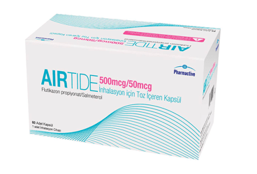AIRTIDE 500 MCG/50 MCG INHALASYON ICIN TOZ ICEREN KAPSUL