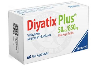 DIYATIX PLUS 50 MG/850 MG FILM KAPLI TABLET (60 TABLET)