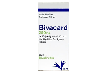 BIVACARD 250 MG IV ENJ. VE INF. ICIN LIYO. TOZ ICEREN 1 FLAKON