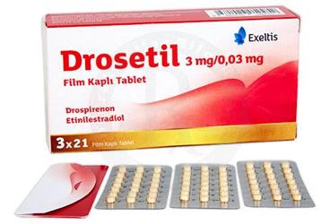DROSETIL 3 MG/0.03MG FILM KAPLI TABLET (63 TABLET)