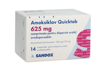 AMOKSILAV 625 MG QUICKTAB AGIZDA DAGILAN 10 TABLET