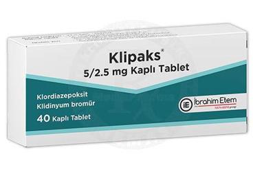 KLIPAKS 5/2,5 MG KAPLI TABLET (40 DRAJE)