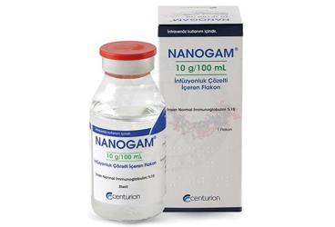 NANOGAM 10 G/100 ML INFUZYONLUK COZELTI ICEREN FLAKON (1 FLAKON)