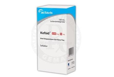 KEFSID 250 MG 100 ML SUSPANSIYON