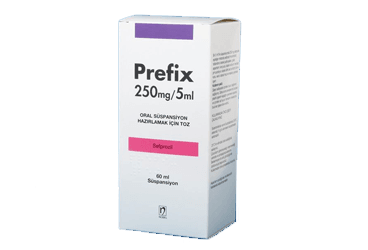 PREFIX 250 MG/5 ML 60 ML ORAL SUSPANSIYON HAZIRLAMAK ICIN TOZ