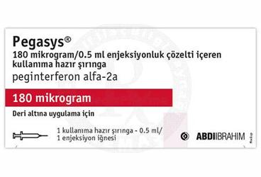 PEGASYS 180 MCG/0,5 ML ENJEKSIYONLUK COZELTI ICEREN KULLANIMA HAZIR SIRINGA (1 ADET)