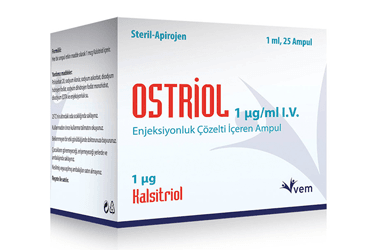 OSTRIOL 1 MCG/ML IV 1 MLX 25 AMPUL/KUTU