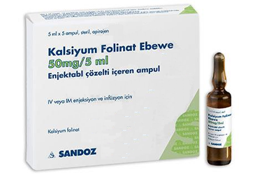 KALSIYUM FOLINAT EBEWE 50 MG/5 ML ENJ. COZ. ICEREN 5 AMPUL