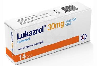 LUKAZROL 30 MG ENTERIK SERT 14 KAPSUL
