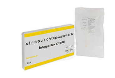 SIPROJECT 200 MG / 100 ML IV INFUZYONLUK COZELTI