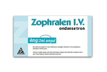 ZOPHRALEN 4 MG/2 ML IV 5 AMPUL