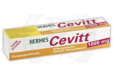 HERMESS CEVITT 1000 MG 20 EFERVESAN TABLET