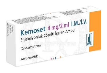 KEMOSET 4 MG/2 ML IM/IV ENJEKSIYONLUK COZELTI ICEREN 1 AMPUL