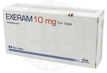 EXERAM 10 MG 84 FILM TABLET