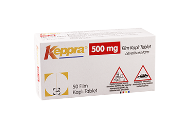 KEPPRA 500 MG 50 FILM TABLET
