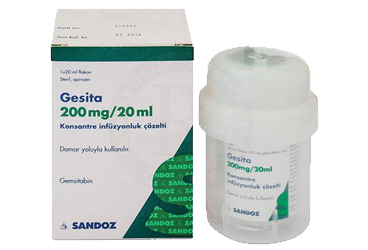 GESITA 200 MG/20 ML KONSANTRE INFUZYONLUK COZELTI