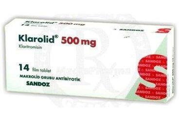 KLAROLID 500 MG 14 TABLET