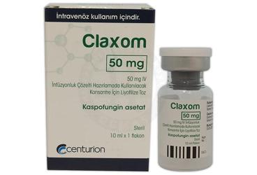 CLAXOM 50 MG IV INFUZYONLUK COZELTI HAZIRLAMADA KULLANILACAK KONSANTRE ICIN LIYOFILIZE TOZ
