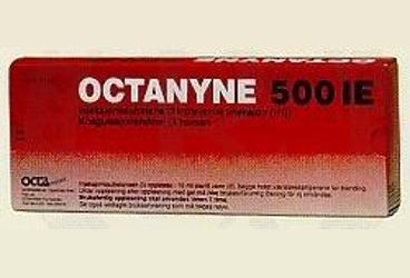 OCTANINE F 500 IU/5 ML IV ENJEKSIYONLUK COZELTI HAZIRLAMAK ICIN TOZ VE COZUCU