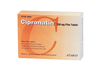 CIPRONATIN 250 MG 14 TABLET