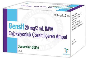GENSIF 20 MG/2 ML 50 AMPUL