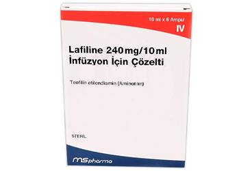 LAFILINE 240 MG/10 ML IV INFUZYON ICIN COZELTI ICEREN 100 AMPUL